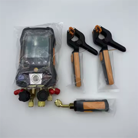 Originele Testo 557S instapmodel digitale manifoldmeter met kalibratiecertificaat, airconditioning koelmiddel drukmeter