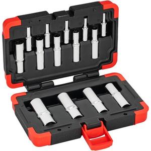 VIGOR - V7014 Jeu de douilles en T longues 1/4 ''-3/8''-1/2 ''(14 pièces) -EAN 4047728083447 DOUILLES À MAIN 3/8" - Product Image 1