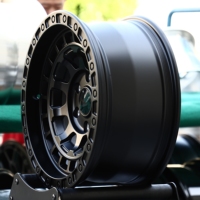 Rines Forjados Todoterreno de 17x10 Pulgadas 6x139.7 Negros para Tundra, Chevrolet Silverado, Sierra 1500, Ram 1500