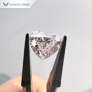 <span class=keywords><strong>Diamante</strong></span> Cultivado en Laboratorio Tianyu Gems <span class=keywords><strong>de</strong></span> 0.5ct, Corte Corazón <span class=keywords><strong>Rosa</strong></span> Fantasía, para Anillos <span class=keywords><strong>de</strong></span> Joyería - Product Image 4