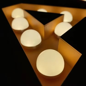Decorazioni per Matrimoni, Lettere LED 3D MR&MRS, Certificato CE RoHs, Lettere d'Amore da 4 Piedi, Alimentate da Trasformatore, Grandi Lettere Luminose - Product Image 2