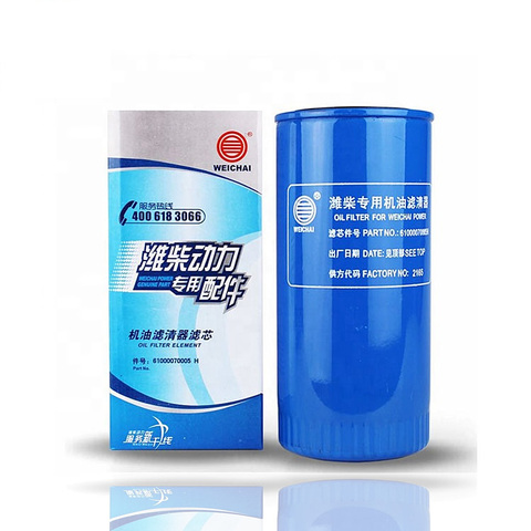 Supply Factory Price Boat Marine Ship Weichai Diesel Engine WP4/WP6/226B Original Oil Filter JX0818 6100070005