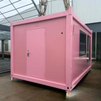 Villa capsule moderne de haute qualité en conteneur, fabriquée en Chine, avec vitres, pour usage extérieur dans les boutiques, les bureaux, les parcs et les hôtels