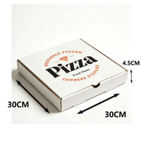 Nouveautés : Boîte pliable en matériaux recyclés écologiques, taille personnalisée, boîte à pizza portable résistante à l'humidité en carton ondulé