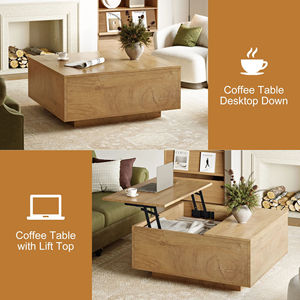 Cross-border minimalist height-adjustable coffee <b>table</b>, home living room floor <b>table</b>, <b>sofa</b> side <b>table</b>, multi-functional large - Product Image 3