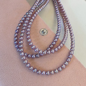 สร้อยคอมุกธรรมชาติอเนกประสงค์ทันสมัย ​​สีผสมแบบลูกกวาด ขนาด 6-7 มม. มีตำหนิเล็กน้อย สำหรับแจกส่วนตัว รุ่นเวนชิ 21235 - Product Image 3