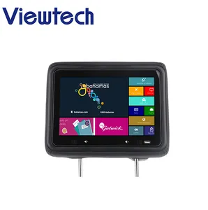 Manufacture fabrik einzigartige Android taxi werbung player 10.1 zoll interaktive incar lcd kopfstütze bildschirm taxi Android tablet