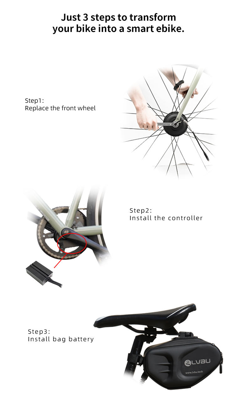 Degradable E Bike Conversion Kit Transform Your Ride