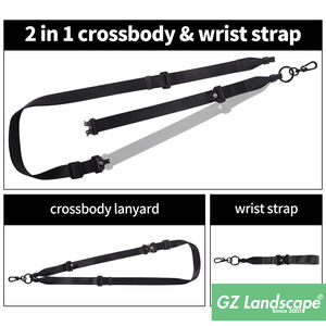 Dragonne épaisse 2 en 1 pour téléphone portable Bandoulière réglable pour téléphone portable Lanière en cuir pour le cou - Product Image 4
