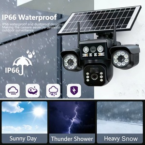 Eseecloud 30MP 3Lens 15K 4G Sim Card Wifi Solar PTZ <b>Camera</b> Outdoor IP Network <b>Wireless</b> Bullet Surveillance CCTV <b>Security</b> Cameras - Product Image 5