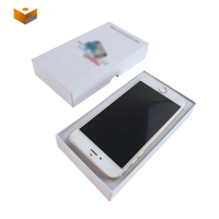 Boîte cadeau en papier pour téléphone avec logo personnalisé, plusieurs compartiments, insert en EVA, emballage pour accessoires de smartphone, boîte en carton
