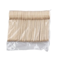 Ensemble de couverts jetables en bois de bouleau naturel de couleur naturelle en gros, 140 mm/160 mm, tailles personnalisées, cuillère, fourchette, couteau, échantillons gratuits