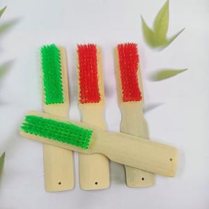 Cepillos de bambú al por mayor para zapatos, cepillos para lavar zapatos, cepillos de bambú, cepillos de limpieza para el hogar, cepillos para lavandería, todo para 2. - Product Image 4