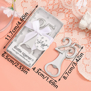 Recuerdos para Eventos y Fiestas, Abridor de Botellas Dorado para el <span class=keywords><strong>25</strong></span>.º Aniversario, Regalo para el <span class=keywords><strong>25</strong></span>.º Aniversario de Bodas y Cumpleaños - Product Image 6