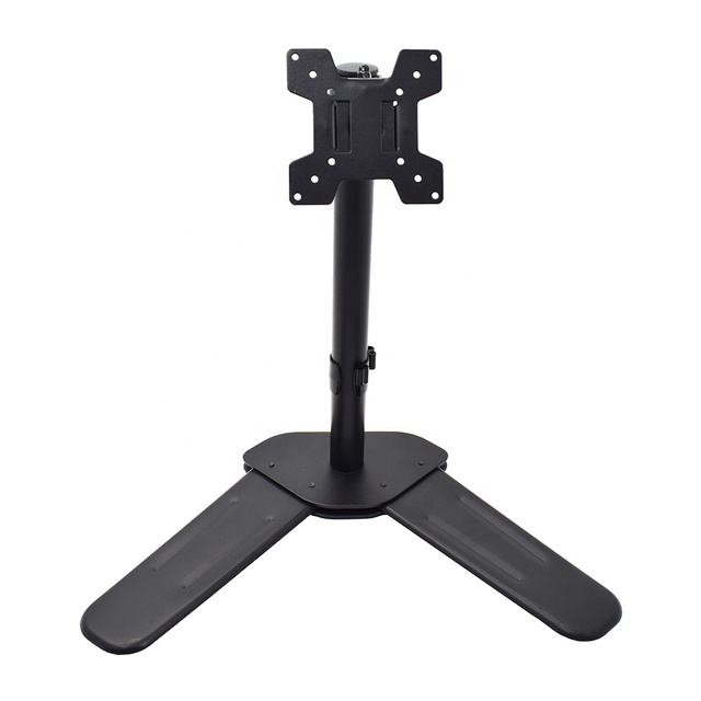 Foldable ABS Plastic/Steel Desk Monitor and Touch Screen Stand Bracket Holder in Stock VESA 100x100mm Fits 14-32"