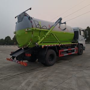 شاحنة مضخة الصرف الصحي والشفط اليدوية بالديزل سعة 10000 لتر من دونغفنغ للبيع - Product Image 2