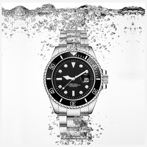 Reloj Deportivo de Acero Inoxidable de Primera Calidad para Hombre, Relojes de Cuarzo Clásicos de Negocios, Resistentes al Agua, Caja de Aleación de 16 mm, Cristal - Product Image 5