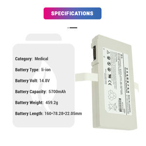 Li24I002a 115-025022-00 14,8 V Li-ion 5600mAh 82.88Wh Batería médica para <span class=keywords><strong>Mindray</strong></span> M8 M9 SV300 SV350 TE7 Máquina de ultrasonido - Product Image 2