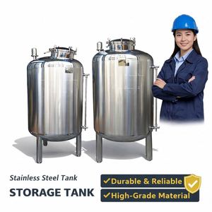 Réservoir de stockage en acier inoxydable 5000 litres 10000 litres 15000 litres 20000 litres pour huile d'olive destiné aux usines alimentaires - Product Image 3