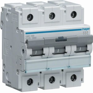Hager Mcb 3p 125a Curva C 15kA 15000a per Protezione Elettrica - Product Image 1