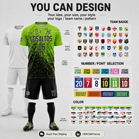 Maillots de football personnalisés en gros avec logo d'équipe, nom et numéro, respirants