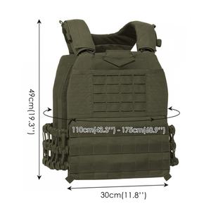 Hot Sale OEM Tactical <b>Vest</b> Laser Cut Molle Adjustable <b>Weight</b> Plate Carrier <b>Vest</b> for Strength Training Fitness Workouts <b>Running</b> - Product Image 3