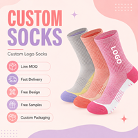 Chaussettes de sport rembourrées personnalisées toutes saisons, respirantes, pour la course à pied, le basketball, unisexes, chaussettes de sport personnalisées pour l'entraînement