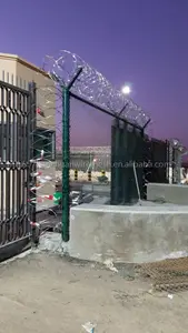 Factory Direct Sale 8 Foot Boundary Wall Pvc Coated Galvanized Chain Link Fence For Sale