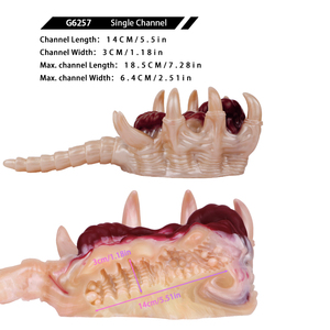الأكثر مبيعًا أداة استمناء بتصميم soultroper Facehugger مع قناة واحدة واقعية للجلد الاستمناء الناعم لاستمناء الذكور - Product Image 6
