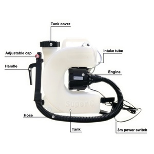 Máquina <span class=keywords><strong>Fogger</strong></span> elétrica, pulverizador de mochila <span class=keywords><strong>Fogger</strong></span> para insetos - <span class=keywords><strong>ULV</strong></span> <span class=keywords><strong>Fogger</strong></span> com mangueira comercial estendida e alças acolchoadas (4 galões) - Product Image 6