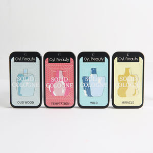 <span class=keywords><strong>Parfum</strong></span> solide portable naturel personnalisé 100% pour femmes baume <span class=keywords><strong>parfum</strong></span>é de longue durée boîte en métal de marque privée pour hommes Cologne solide - Product Image 3