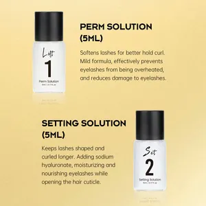 Gollee Keratin Lash And Brow Lamination Lash Lifting Korian Eyebrow Cream Brow Lash Lift Kit And Customize Tint Kit With Black