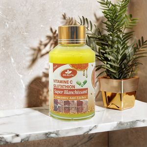 Meilleur sérum de haute qualité à la vitamine C organique pour le visage, le cou et la beauté liquide Gluta <span class=keywords><strong>Anti</strong></span>-Taches Inhibe la mélanine Sérum super blanchissant - Product Image 4