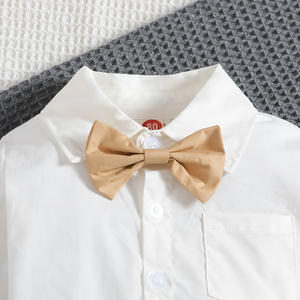 Magasins de vêtements pour enfants Robes pour garçons Robes pour bébés garçons de 12 à 18 mois Ensembles de vêtements pour tout-petits garçons avec <span class=keywords><strong>photos</strong></span> - Product Image 4