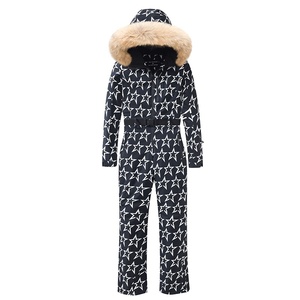 2025 femmes mince une pièce <span class=keywords><strong>Ski</strong></span> costume hiver extérieur coupe-vent imperméable avec fermeture à glissière deux planches équipement <span class=keywords><strong>de</strong></span> <span class=keywords><strong>ski</strong></span> - Product Image 3
