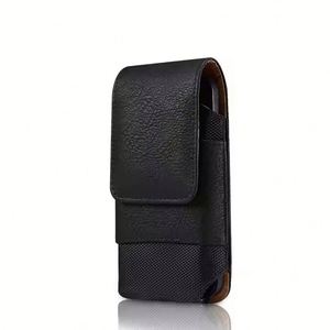 Étui universel en néoprène et cuir pour téléphone portable de 5,2 à 7 pouces, avec clip ceinture et fermeture magnétique, vente en gros - Product Image 2