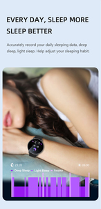 Montre connectée étanche Amoled S48T avec appel BT, écran de 1,43 pouce, mesure réelle de l'oxygène dans le sang, mode multisports, suivi de la forme physique, montre connectée - Product Image 4