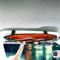 Pare-soleil de voiture avec rangement multi-poches, accessoires intérieurs de voiture, porte-lunettes, porte-stylo