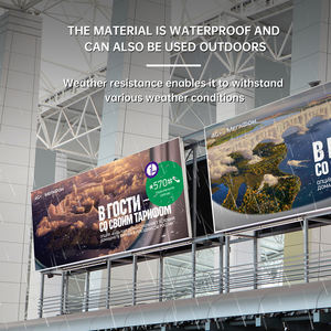 Publicité extensible imprimé conception libre bâtiment Wrap bannière maille clôture bannière - Product Image 3