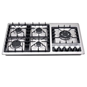 Kitchen <strong>Gas</strong> Stove with 5 Stainless Steel Burners Built in Design Includes Burner <strong>Covers</strong> and Safety Protection Device - Product Image 4