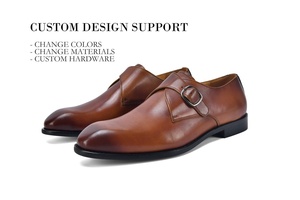Zapatos de Vestir Negros para Hombre con Correa de Monje, Acolchados y Suaves, de Cuero de Becerro de Grano Completo, con Construcción Goodyear y Hebilla Formal - Product Image 5