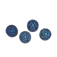 Vente chaude logo personnalisé pointes de queue de billard en gros bleu AD 14mm pointes de piscine en peau de porc SS/S/M/H dureté accessoires de billard