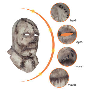 Masque réaliste en latex pour le visage entier, <span class=keywords><strong>accessoire</strong></span> de costume pour fête, Noël, Halloween, cosplay, déguisement - Product Image 5