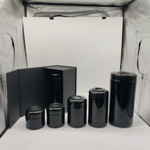 Couvercle d'hygromètre récipient de stockage de thermomètre de bocal en <span class=keywords><strong>verre</strong></span> violet anti-odeur pour fleur sèche - Product Image 3