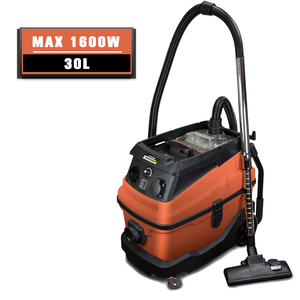 <span class=keywords><strong>Aspiradora</strong></span> <span class=keywords><strong>profesional</strong></span> para coche, equipo de limpieza en seco y húmedo, 1600W, 30 L, función de soplado, enchufe de herramienta eléctrica y conector neumático - Product Image 3