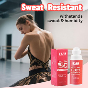 Pegamento adhesivo <span class=keywords><strong>para</strong></span> el cuerpo enrollable <span class=keywords><strong>para</strong></span> medias, cinta transparente de fácil lavado, pegamento corporal resistente al sudor, cinta de moda, pegamento <span class=keywords><strong>para</strong></span> el cuerpo - Product Image 2