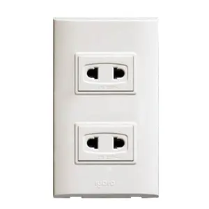 IGOTO B111/2 CE American standard Hot selling competitive price 2 Gang 2 Pin socket wall switchdard Wall Switch wifi w