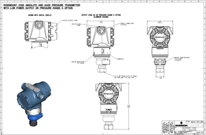 Transmisor Diferencial Industrial de Alta Precisión, Transmisor de Presión Rosemounte, Sensor de Presión Diferencial - Product Image 6