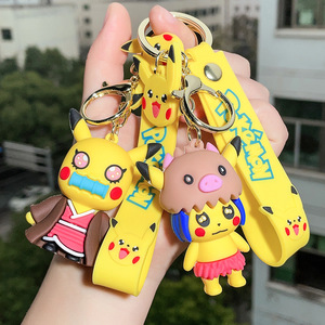 พวงกุญแจซิลิโคนยางพีวีซีนิ่มลายอนิเมะญี่ปุ่น - Product Image 2