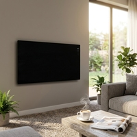 Sessiz Akıllı 7 Gün X 24 Saat Programlanabilir Termostat Boost Tatil Ayarı G70D 700W 220-240 V~. Kızılötesi Cam Panel Isıtıcılar